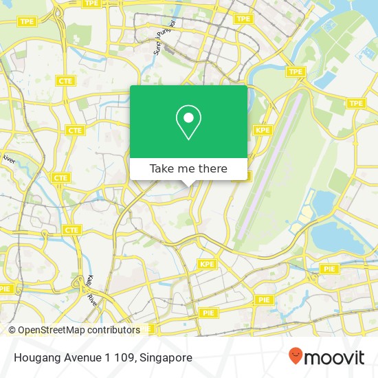 Hougang Avenue 1 109 map