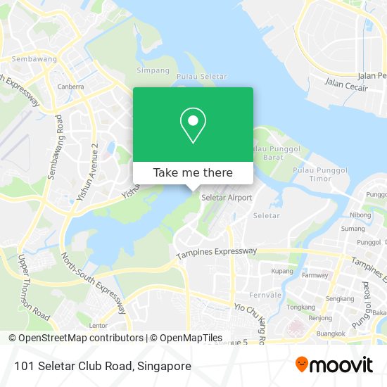 101 Seletar Club Road map