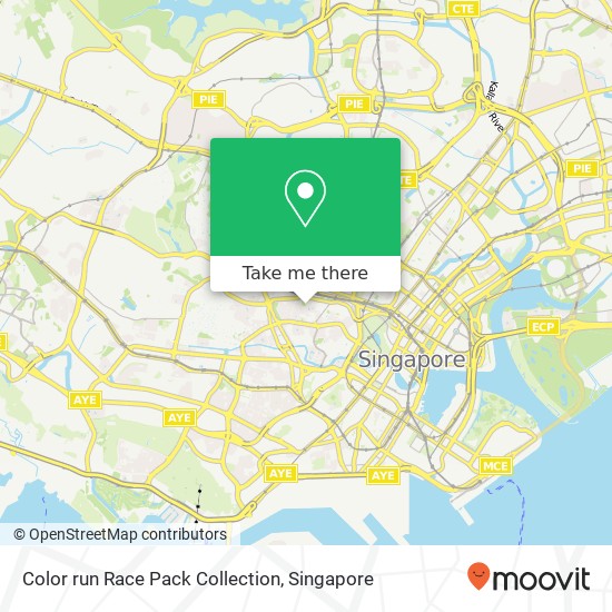 Color run Race Pack Collection map