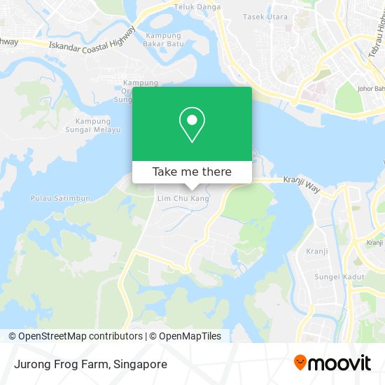 Jurong Frog Farm map