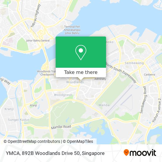 YMCA, 892B Woodlands Drive 50 map