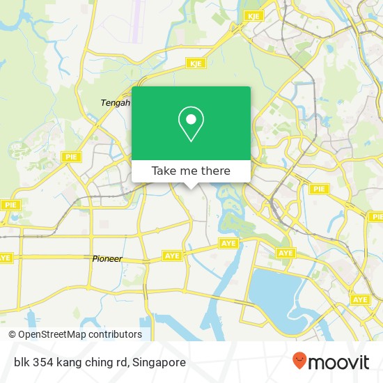 blk 354 kang ching rd地图