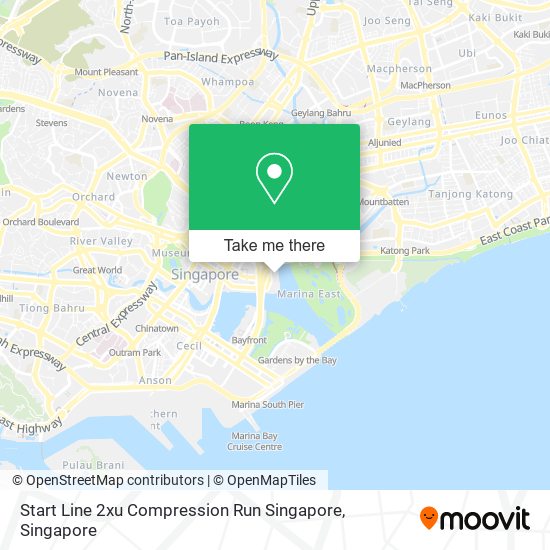 to to Start Line 2xu Singapore in Singapore by Bus or Metro?