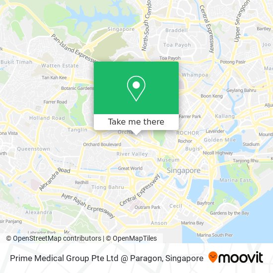 Prime Medical Group Pte Ltd @ Paragon map