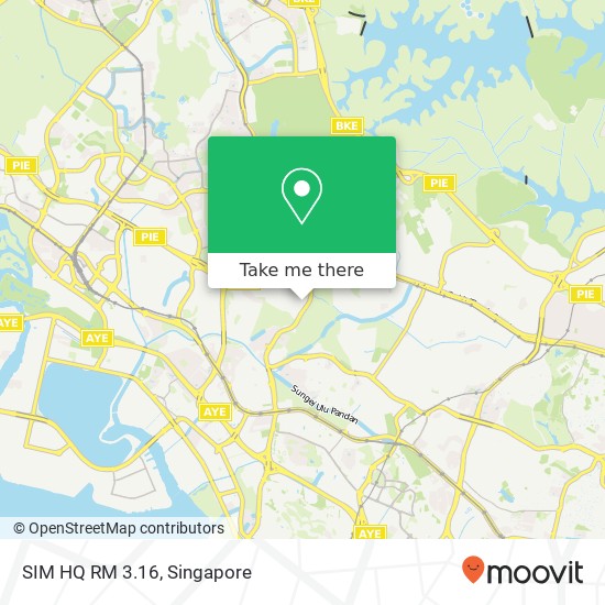SIM HQ RM 3.16 map