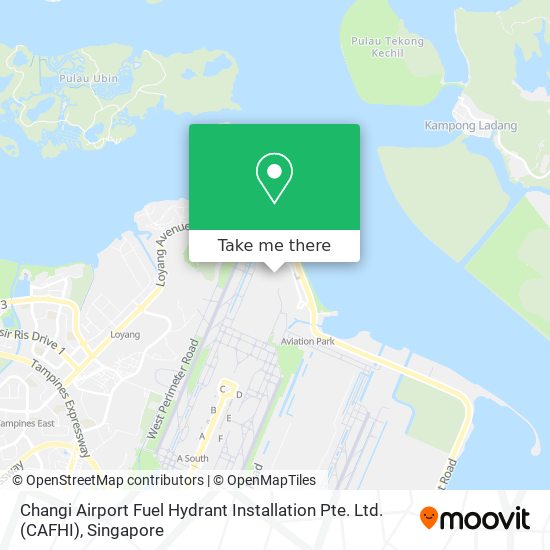 Changi Airport Fuel Hydrant Installation Pte. Ltd. (CAFHI) map