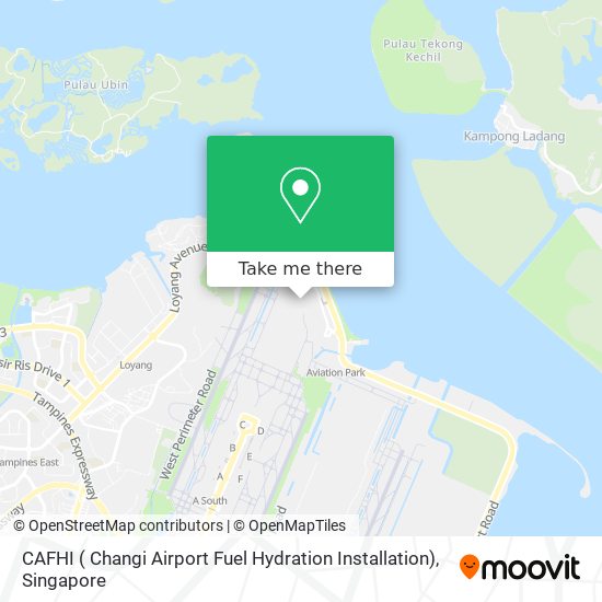 CAFHI ( Changi Airport Fuel Hydration Installation) map