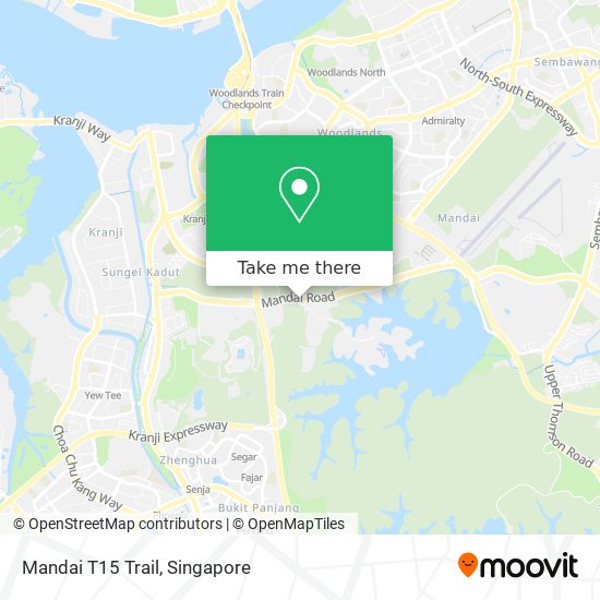 Mandai T15 Trail map