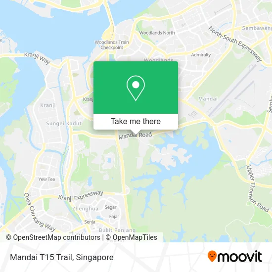 Mandai T15 Trail地图