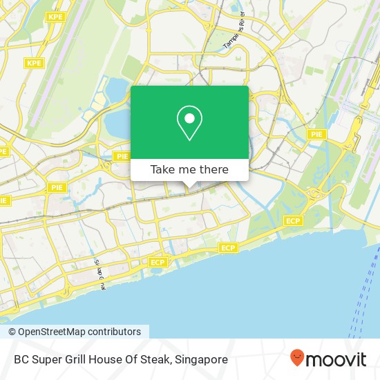 BC Super Grill House Of Steak map