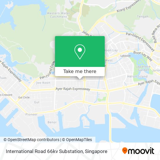 International Road 66kv Substation map