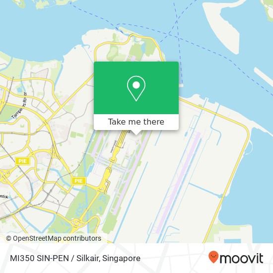 MI350 SIN-PEN / Silkair map