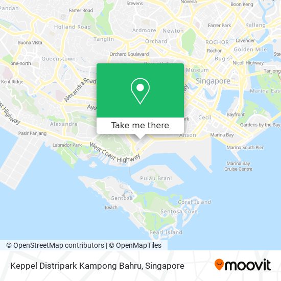 Keppel Distripark Kampong Bahru map