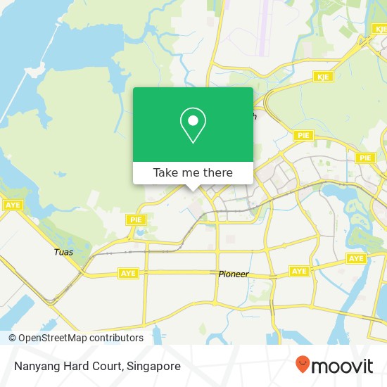 Nanyang Hard Court map