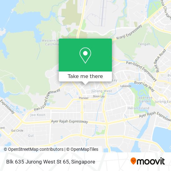 Blk 635 Jurong West St 65 map