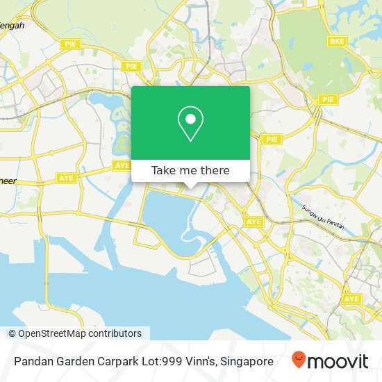 Pandan Garden Carpark Lot:999 Vinn's map