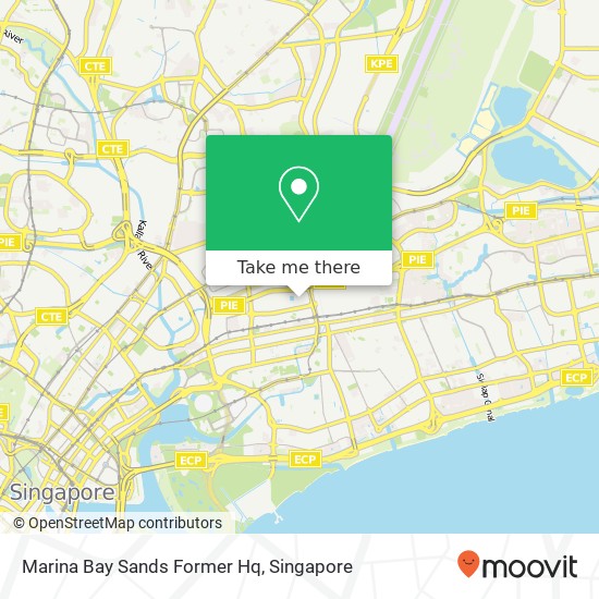 Marina Bay Sands Former Hq map