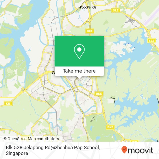 Blk 528 Jelapang Rd@zhenhua Pap School map
