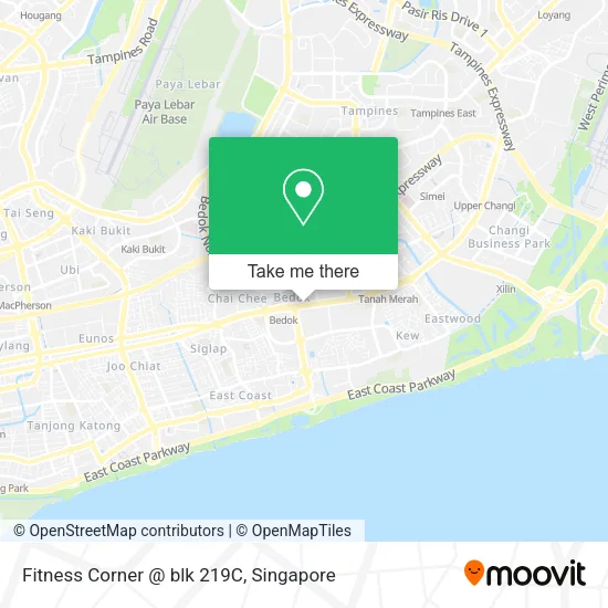 Fitness Corner @ blk 219C地图