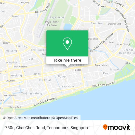 750c, Chai Chee Road, Technopark map