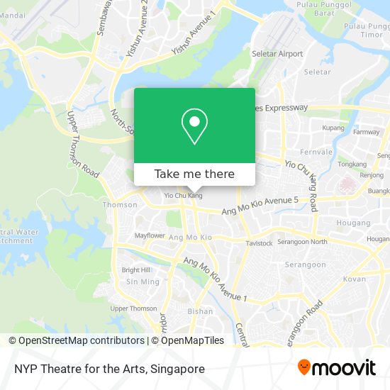 NYP Theatre for the Arts map