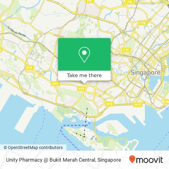 Unity Pharmacy @ Bukit Merah Central map