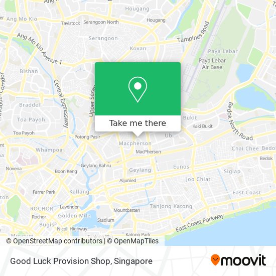 Good Luck Provision Shop map