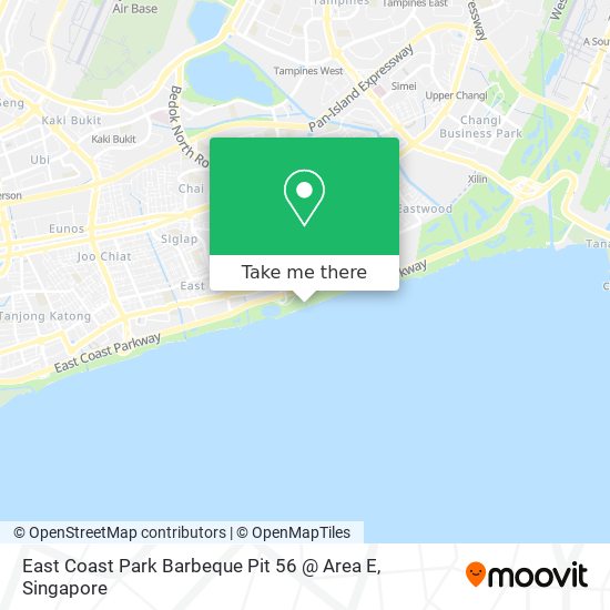 East Coast Park Barbeque Pit 56 @ Area E map