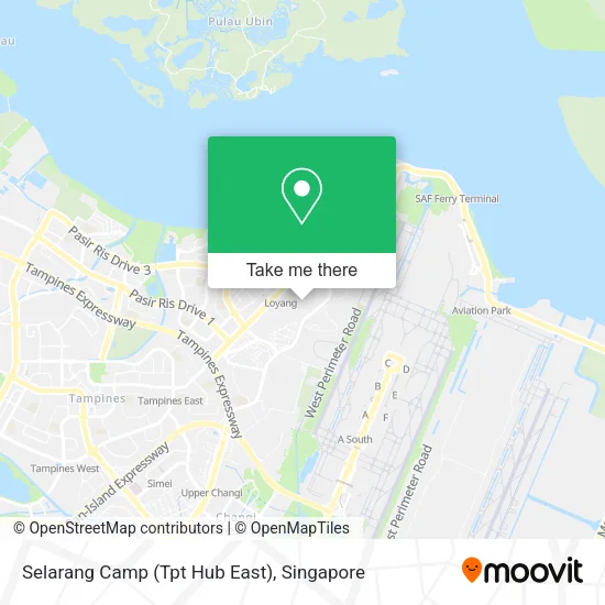 Selarang Camp (Tpt Hub East)地图