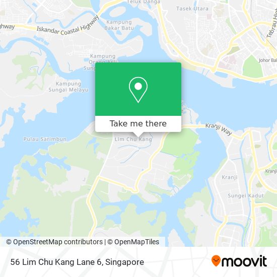 56 Lim Chu Kang Lane 6 map