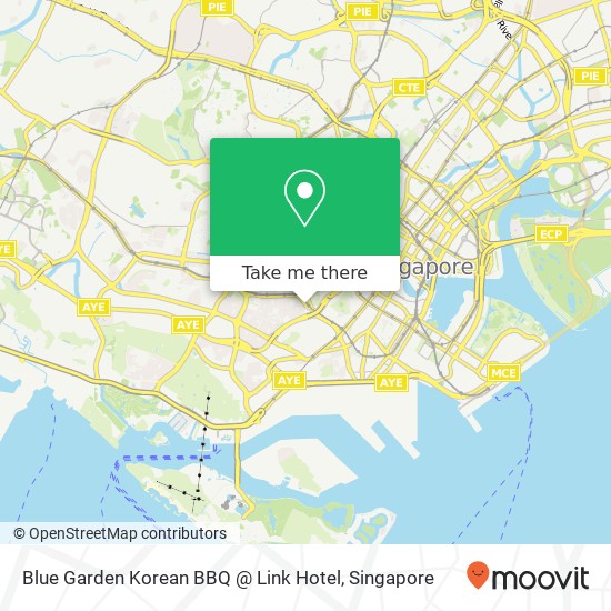 Blue Garden Korean BBQ @ Link Hotel map