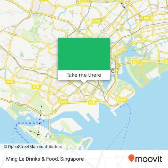 Ming Le Drinks & Food map