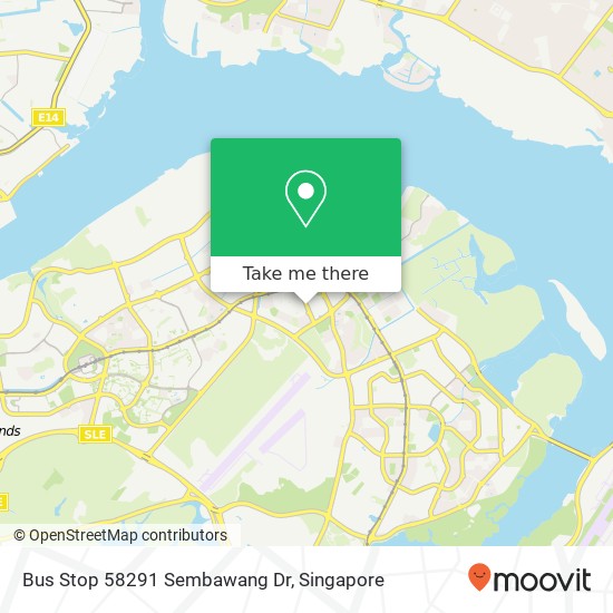 Bus Stop 58291 Sembawang Dr地图