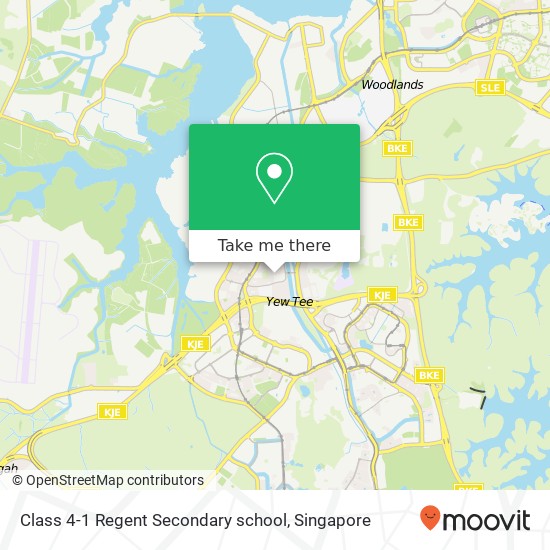 Class 4-1 Regent Secondary school map