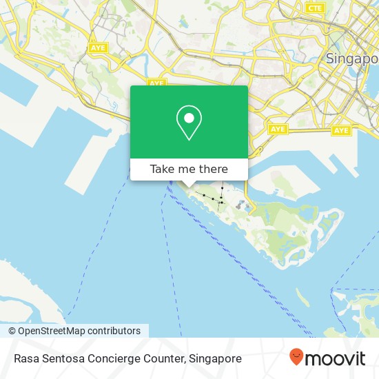 Rasa Sentosa Concierge Counter地图