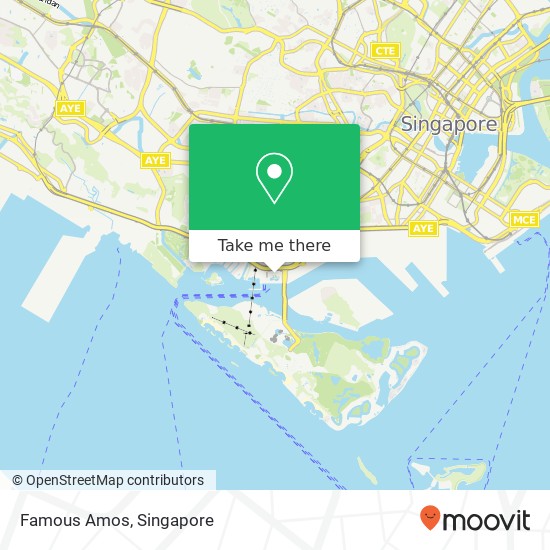 Famous Amos map