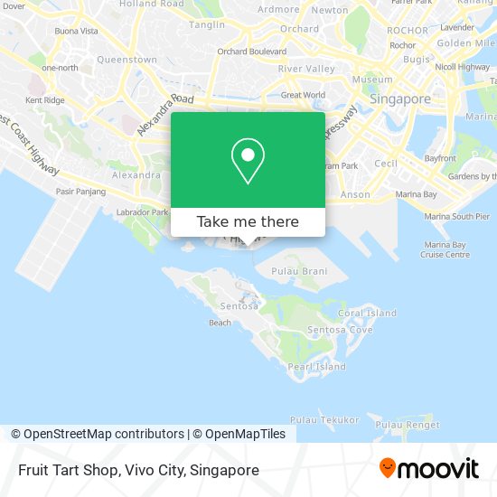 Fruit Tart Shop, Vivo City地图