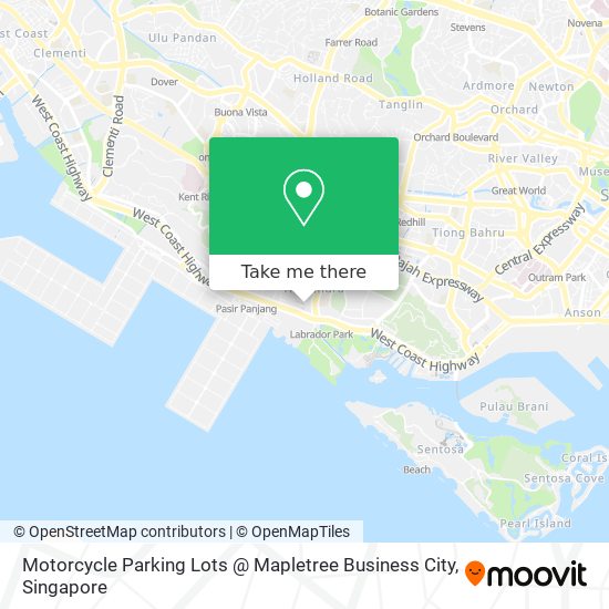 Motorcycle Parking Lots @ Mapletree Business City map