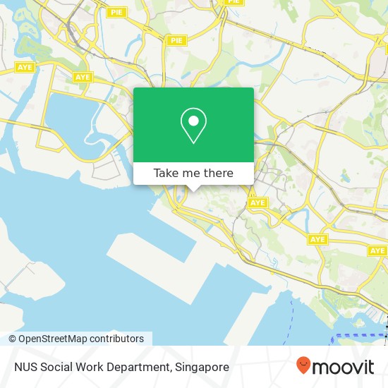 NUS Social Work Department map