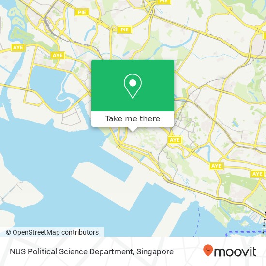 NUS Political Science Department map