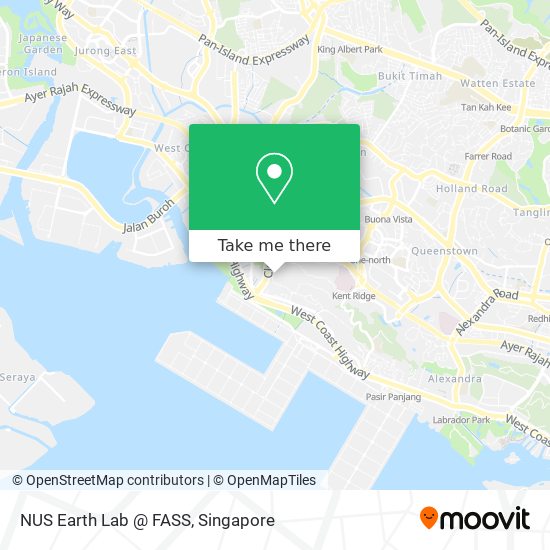 NUS Earth Lab @ FASS map