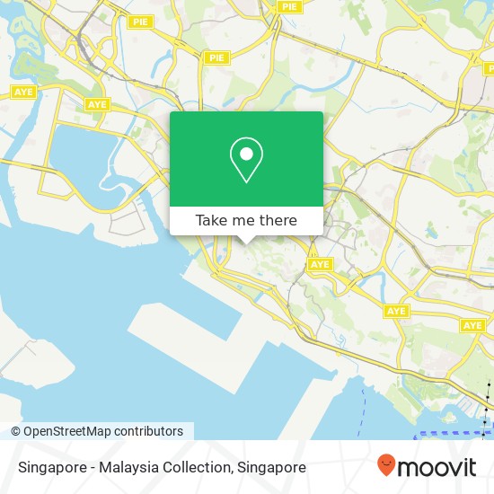 Singapore - Malaysia Collection map