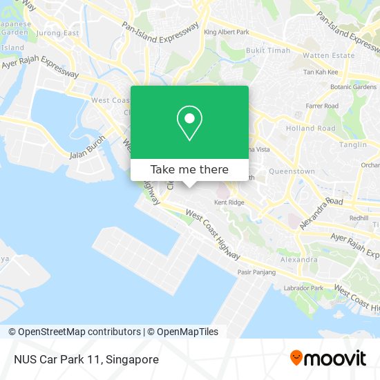 NUS Car Park 11 map