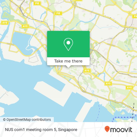 NUS com1 meeting room 5 map