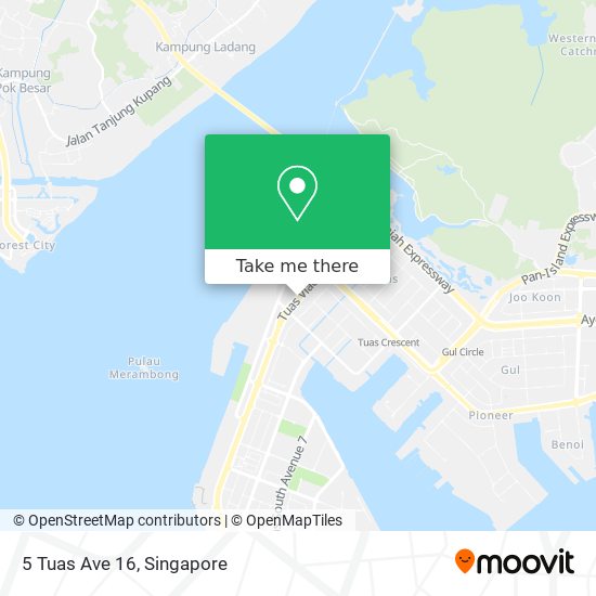 5 Tuas Ave 16地图