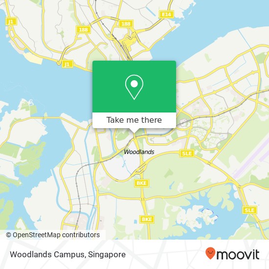 Woodlands Campus map