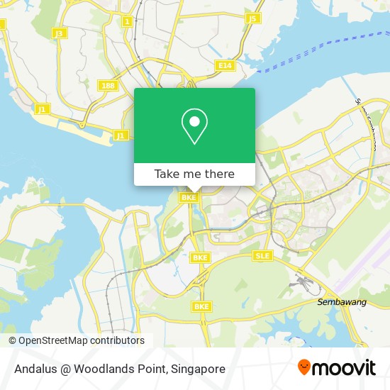 Andalus @ Woodlands Point map