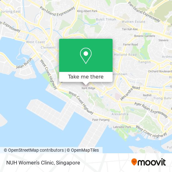 NUH Women's Clinic map