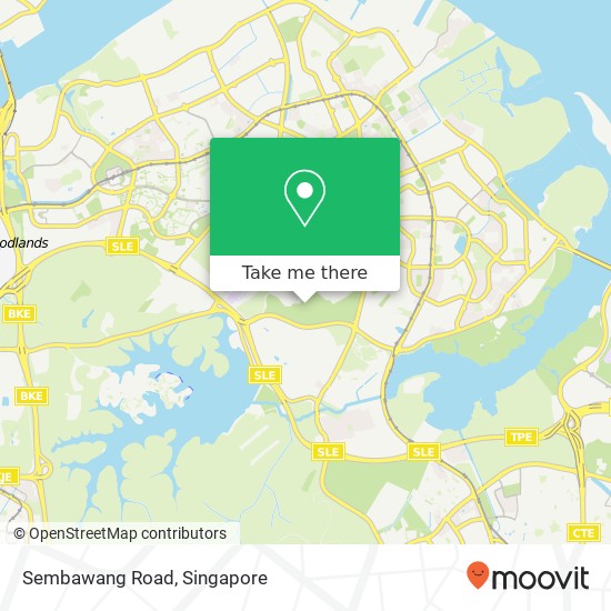 Sembawang Road map