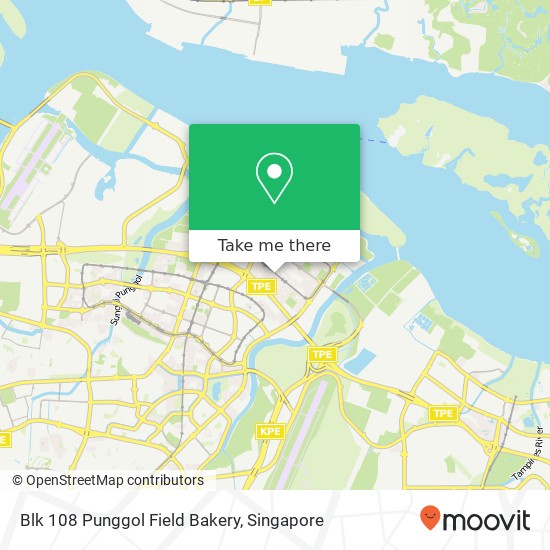 Blk 108 Punggol Field Bakery地图